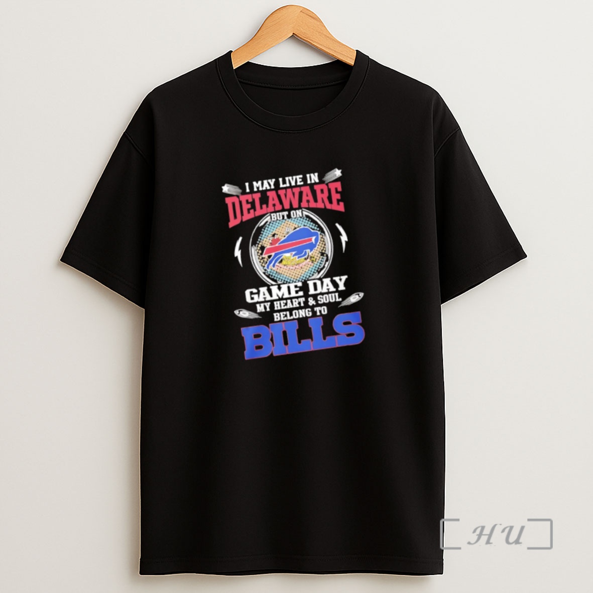 Officials I May Live In Delaware Game Day My Heart And Soul Belong To Buffalo Bills 2025 Premium Shirt Sweatshirt Tee
