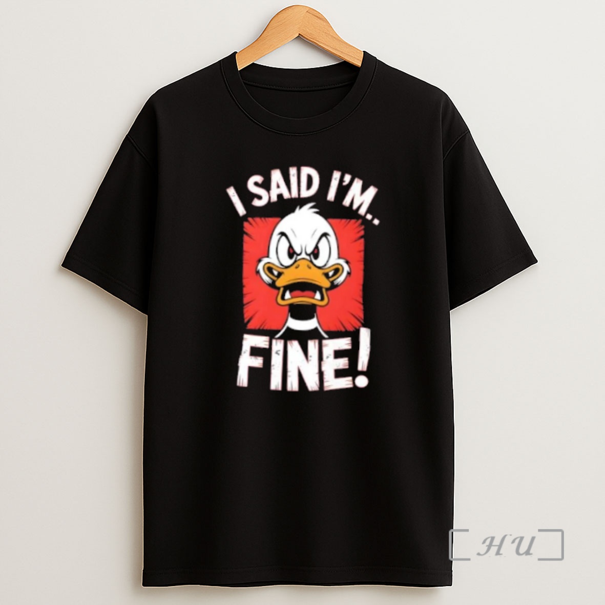 Officials I Said Im Fine Angry Duck Premium Shirt Sweatshirt Tee