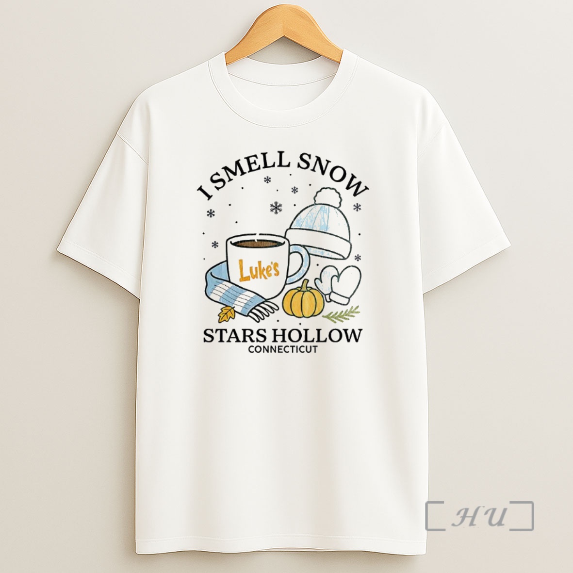 Officials I Smell Snow Stars Hollow Connecticut Christmas Premium Shirt Sweatshirt Tee