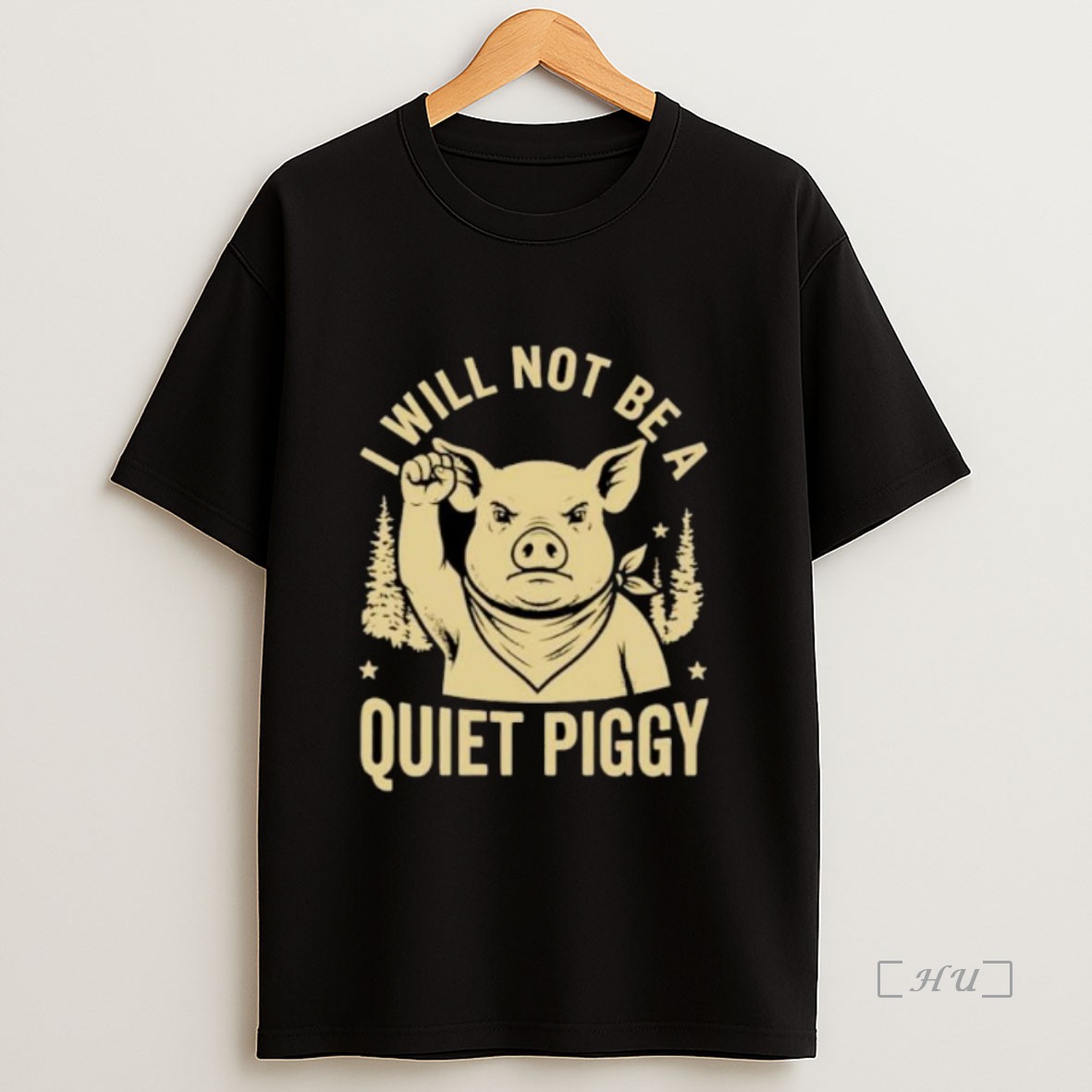 Officials I Will Not Be A Quiet Piggy Ornaments Premium Shirt Sweatshirt Tee
