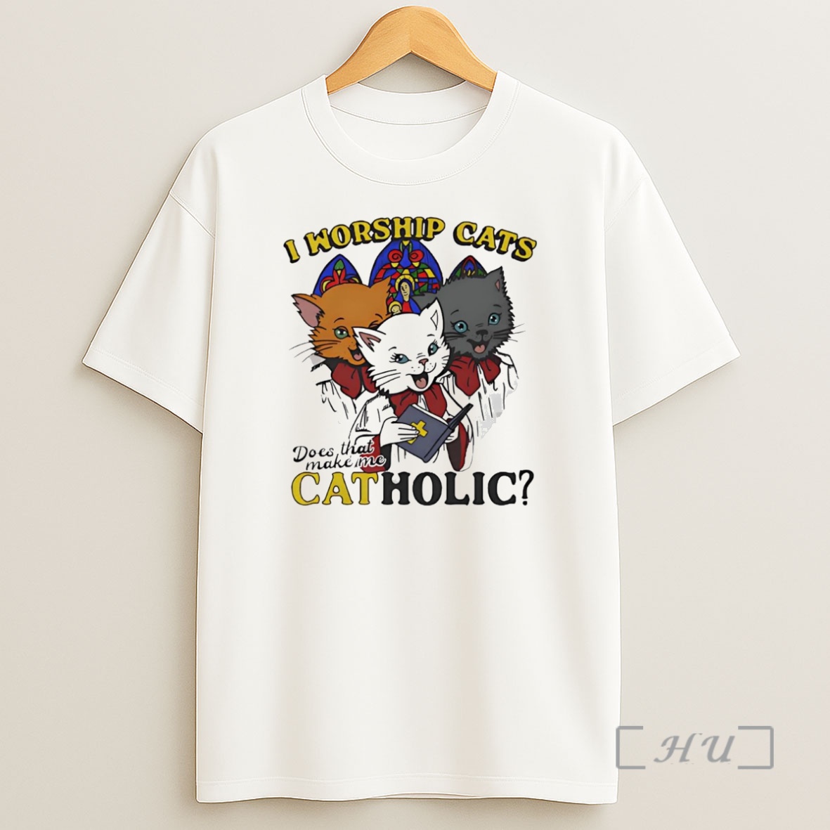 Officials I Worship Cats Does That Make Me Catholic Premium Shirt Sweatshirt Tee