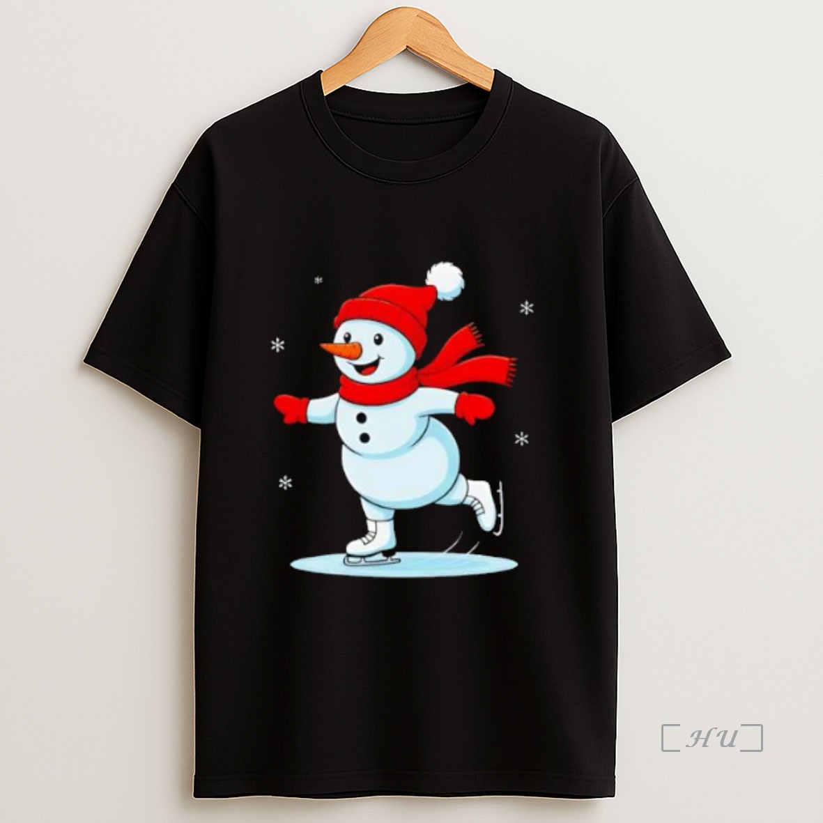 Officials Ice Skating Snowman Christmas Funny Premium Shirt Sweatshirt Tee