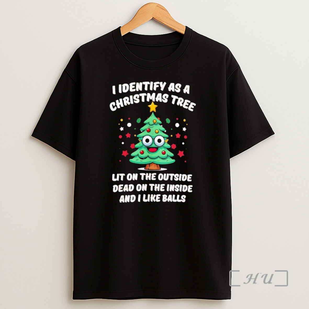 Officials Identify As A Christmas Tree Lit On The Outside Dead On The Inside Premium Shirt Sweatshirt Tee