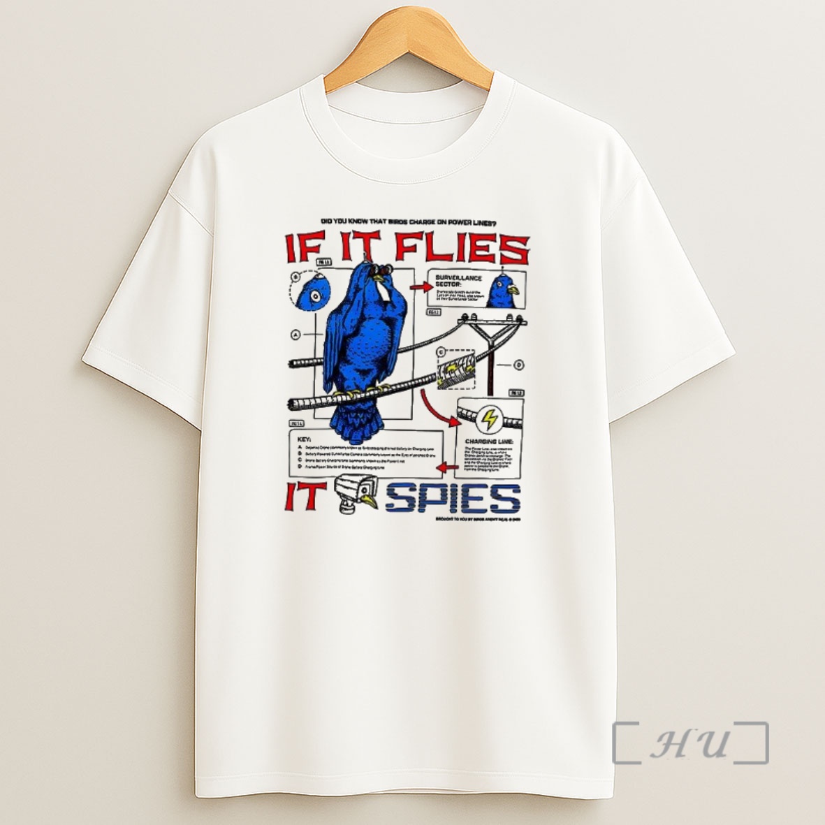Officials If It Flies It Spies Premium Shirt Sweatshirt Tee