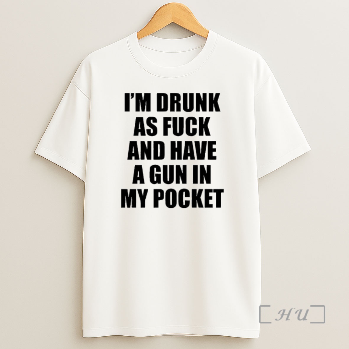 Officials Im Drunk As Fuck And Have A Gun In My Pocket Text Premium Shirt Sweatshirt Tee