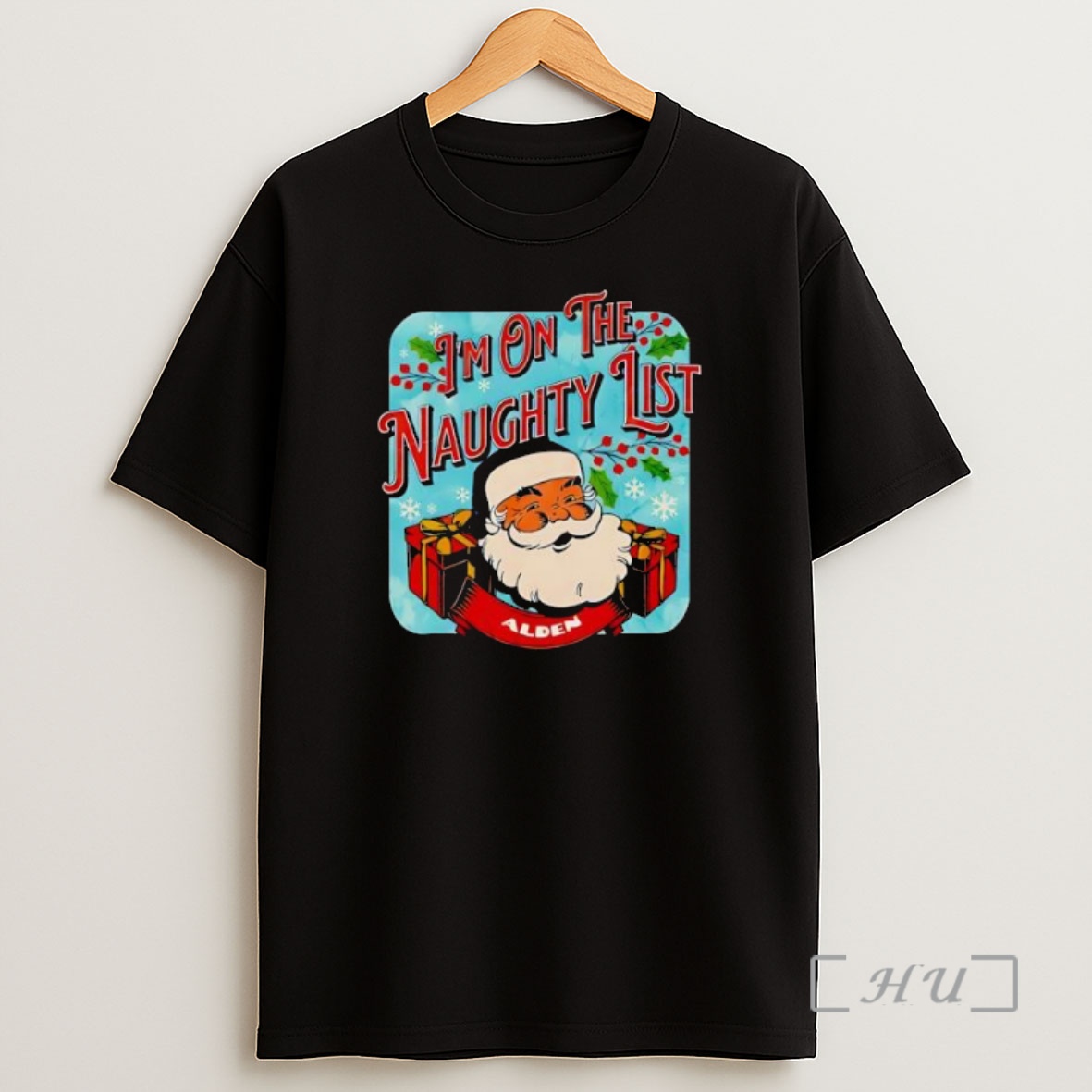 Officials Im On The Naughty List Santa Claus Retro Premium Shirt Sweatshirt Tee