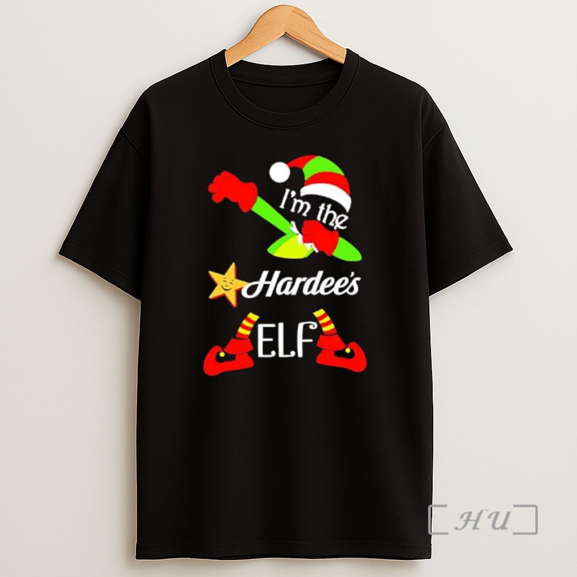 Officials Im The Hardees Elf Christmas 2025 Premium Shirt Sweatshirt Tee