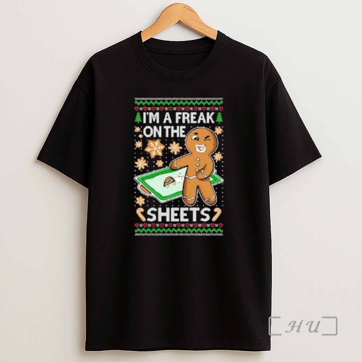 Officials Im A Freak On The Sheets Ugly Christmas Sweat Premium Shirt Sweatshirt Tee