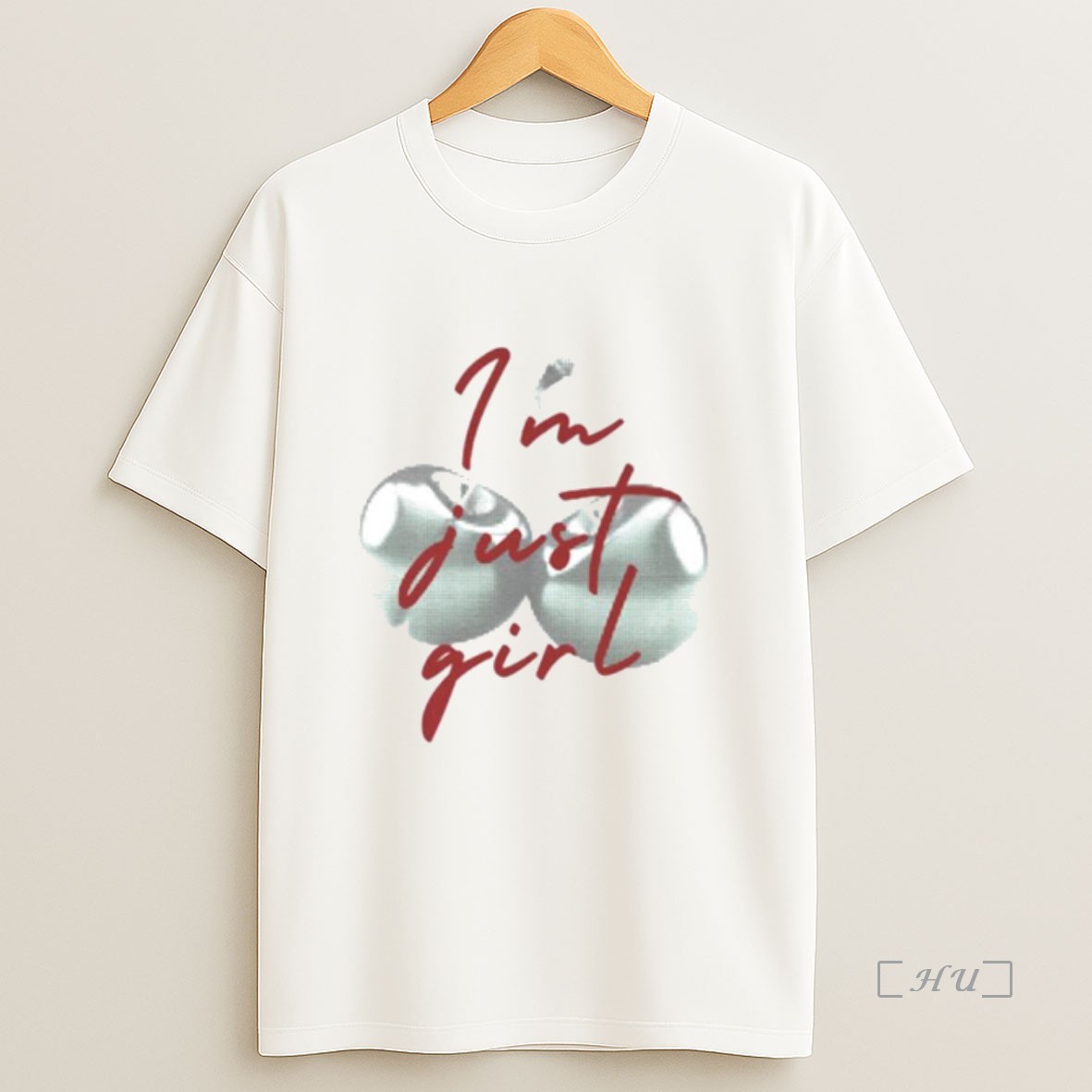 Officials Im Just A Girl Cherry Ornaments Premium Shirt Sweatshirt Tee