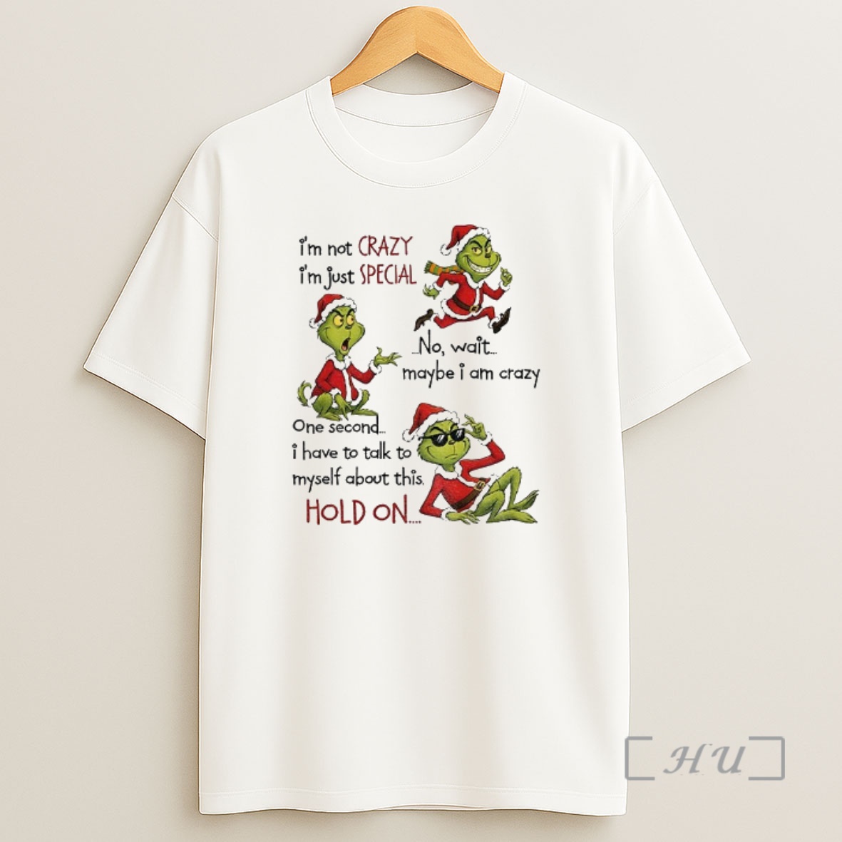Officials Im Not Crazy Im Just Special No Wait Maybe I Am Crazy One Second I Have To Talk Christmas 2025 Premium Shirt Sweatshirt Tee