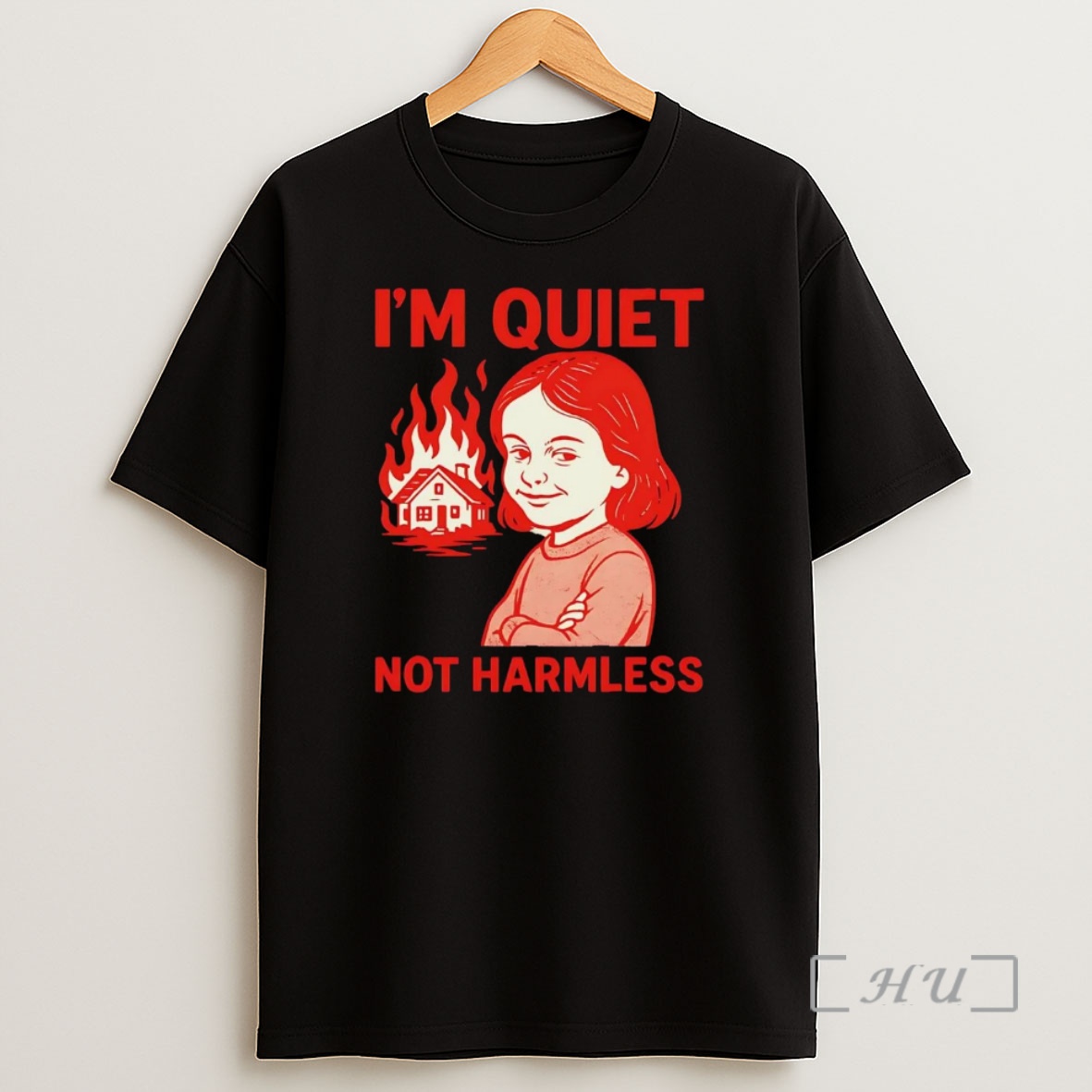 Officials Im Quiet Not Harmless Burning House Premium Shirt Sweatshirt Tee