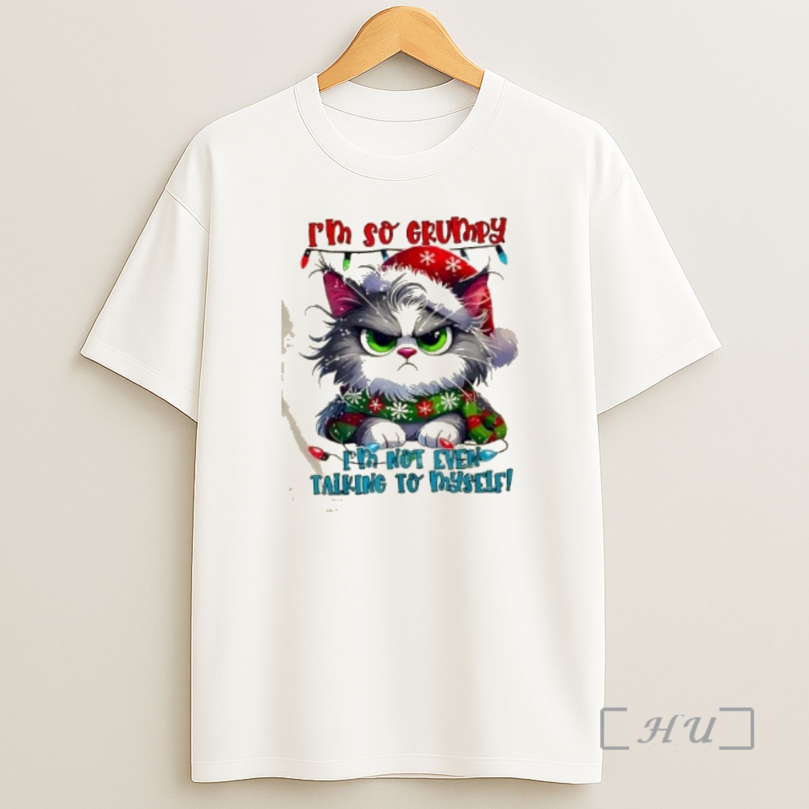 Officials Im So Grumpy Im Not Even Talking To Myself Cat Christmas Premium Shirt Sweatshirt Tee