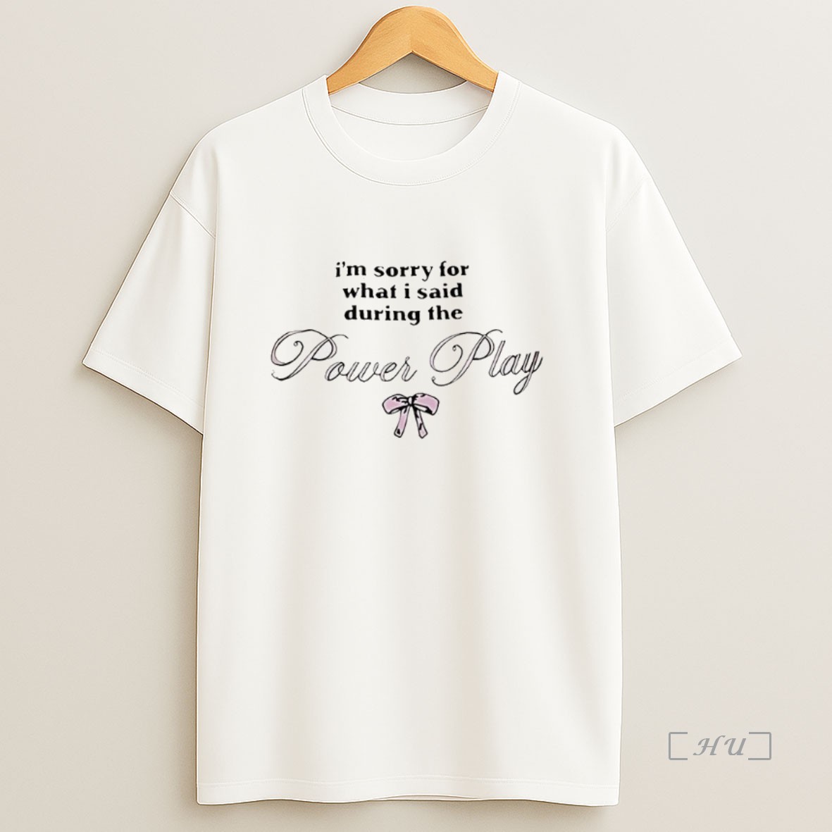 Officials Im Sorry What I Said During The Power Play Pink Bow Premium Shirt Sweatshirt Tee