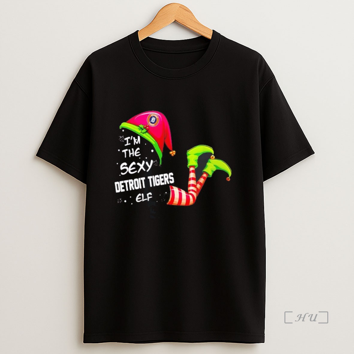 Officials Im The Sexy Detroit Tigers Elf Christmas Premium Shirt Sweatshirt Tee