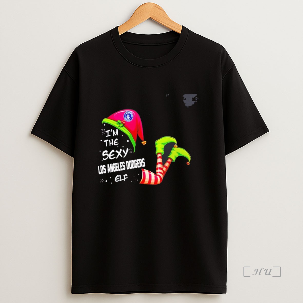 Officials Im The Sexy Los Angeles Dodgers Elf Christmas Premium Shirt Sweatshirt Tee