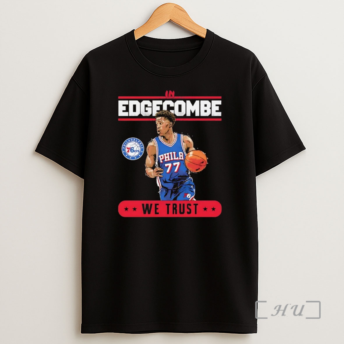 Officials In Vj Edgecombe We Trust Philadelphia 76ers Premium Shirt Sweatshirt Tee