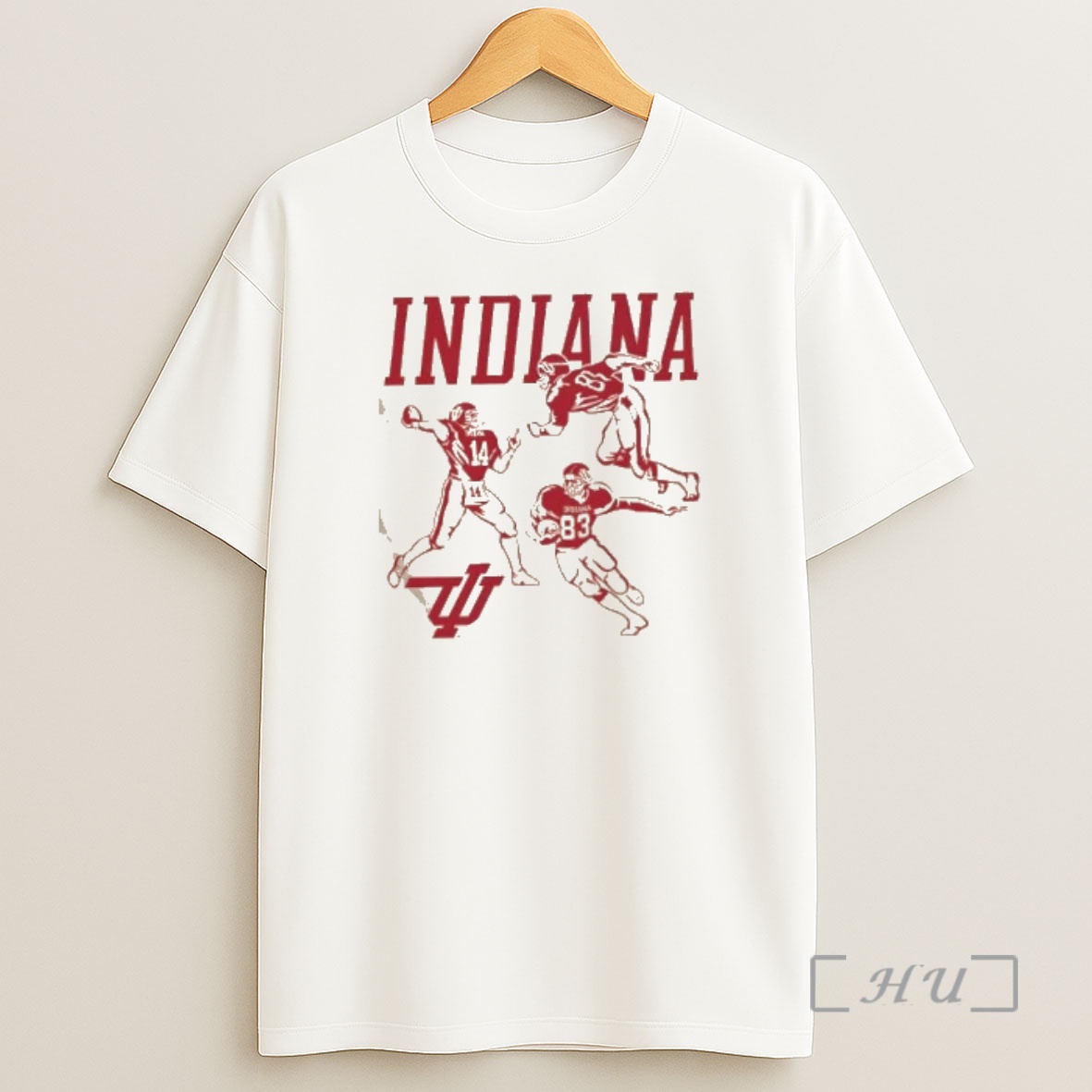 Officials Indiana Football 1983 Flying Iu Premium Shirt Sweatshirt Tee