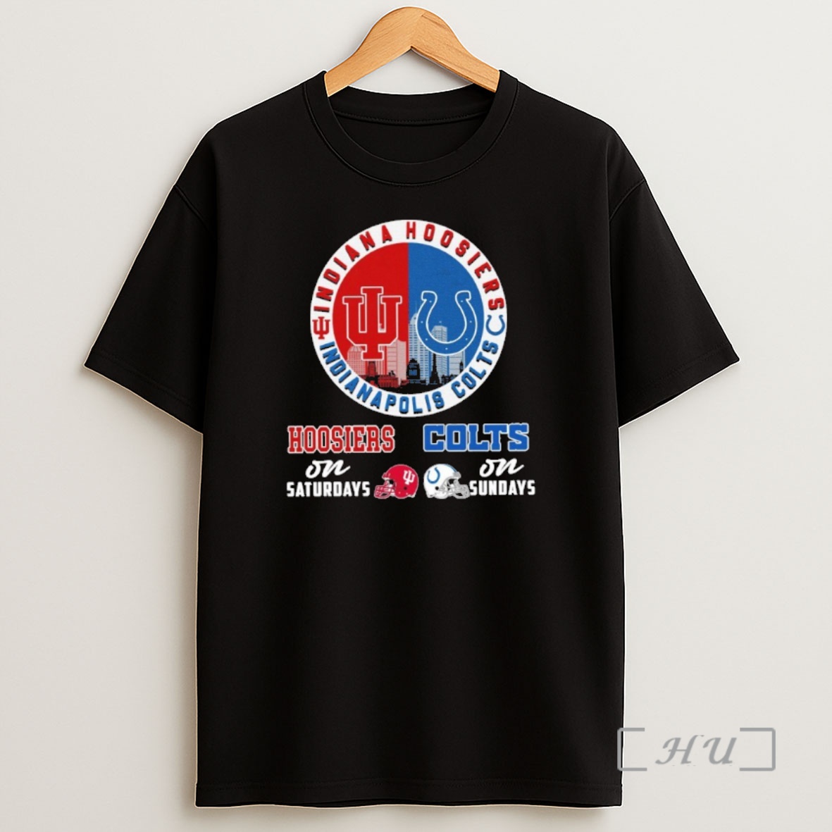 Officials Indiana Hoosiers And Colts On Saturdays On Sundays Logo Premium Shirt Sweatshirt Tee