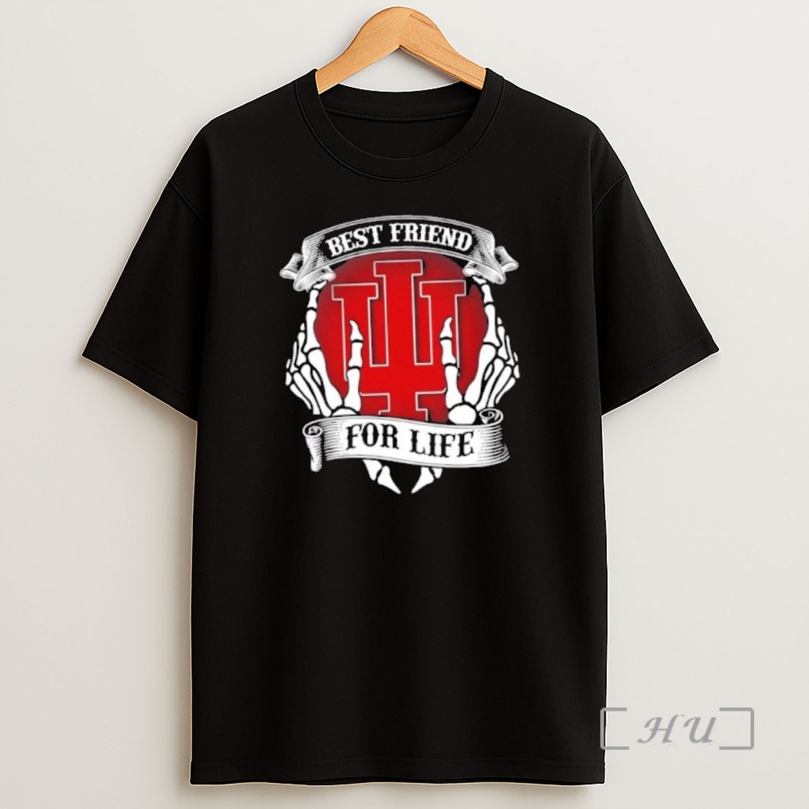 Officials Indiana Hoosiers Best Friend For Life Hands Bones Premium Shirt Sweatshirt Tee