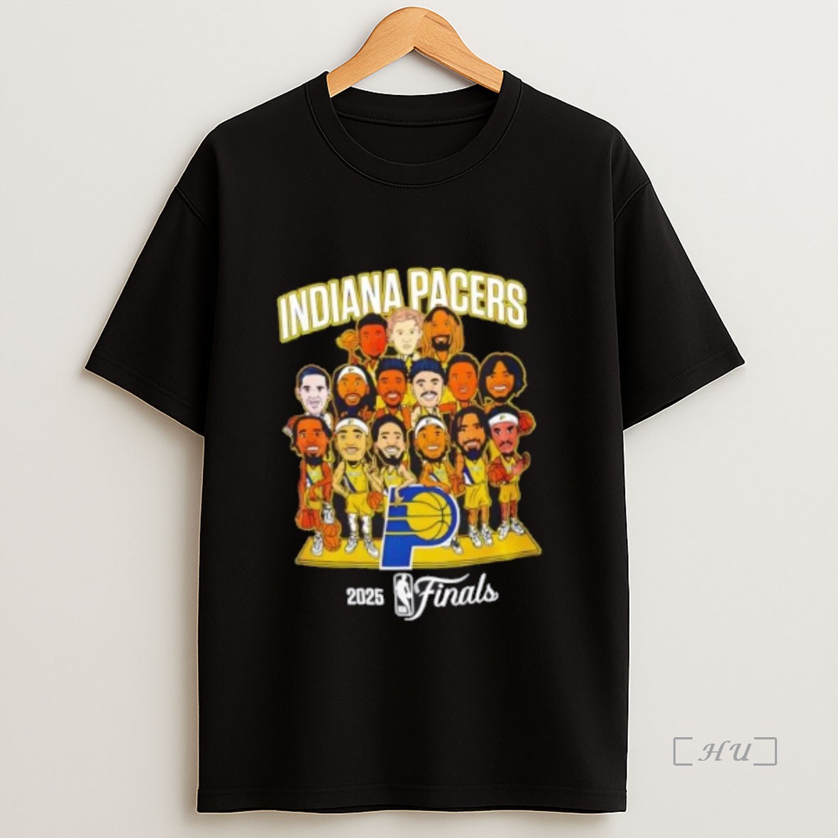 Officials Indiana Pacers 2025 Nba Finals Caricature 2 Sided Premium Shirt Sweatshirt Tee