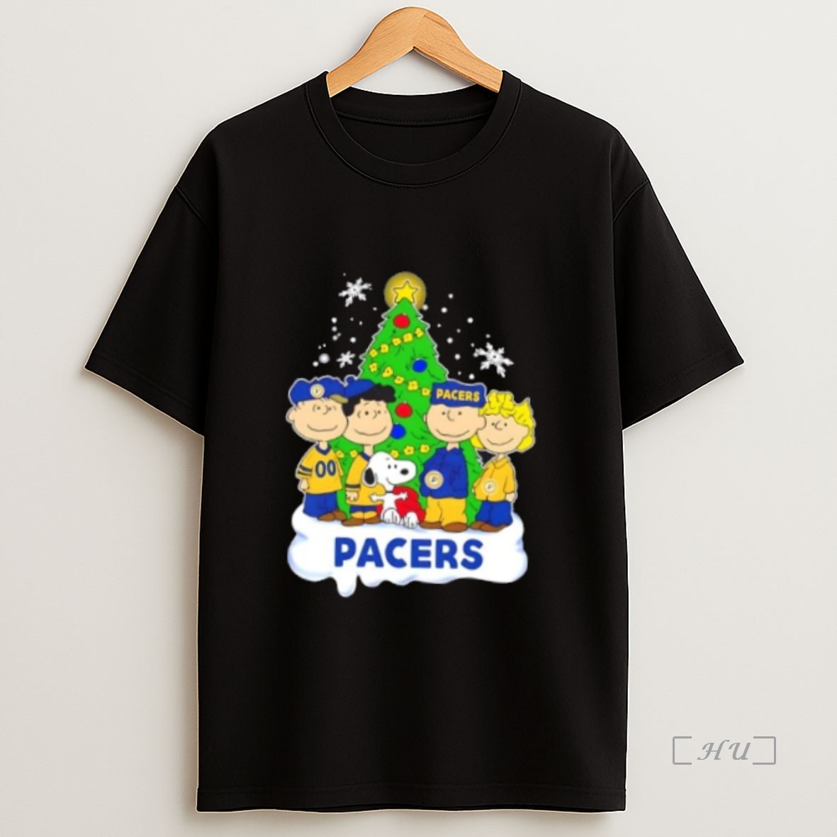 Officials Indiana Pacers X Peanuts Snoopy And Friends Christmas Tree Premium Shirt Sweatshirt Tee