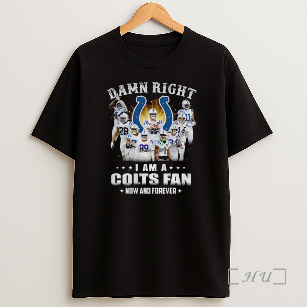 Officials Indianapolis Colts Super Bowl Champions Damn Right I Am A Colts Fan Now And Forever Signature Premium Shirt Sweatshirt Tee