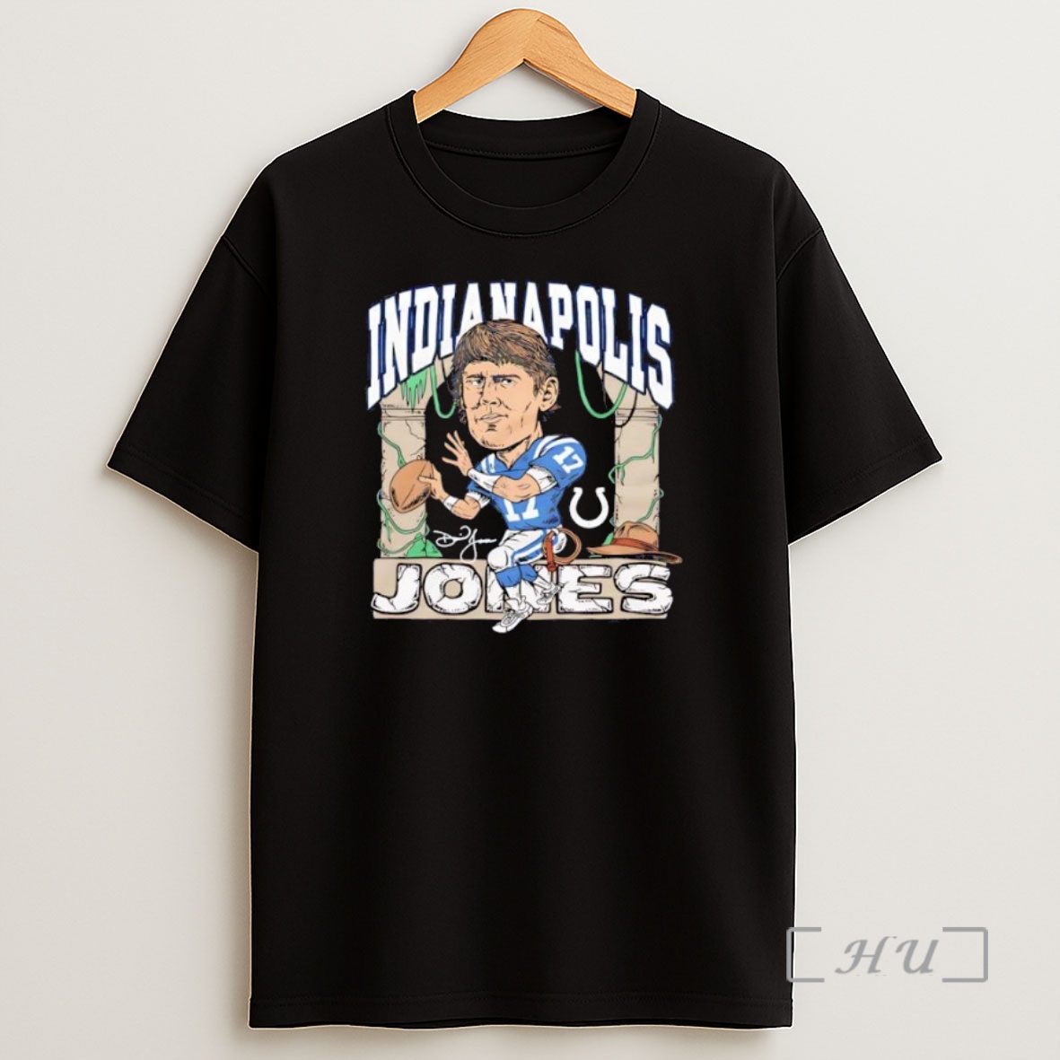 Officials Indianapolis Colts Superstar Daniel Jones Lights Up The Field Graphic Premium Shirt Sweatshirt Tee