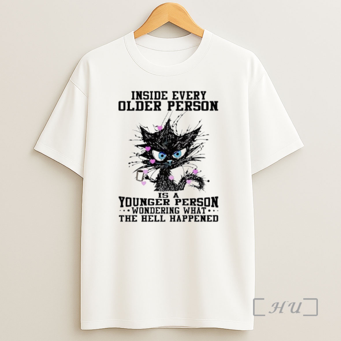 Officials Inside Every Older Person Is A Younger Person Black Cat Premium Shirt Sweatshirt Tee