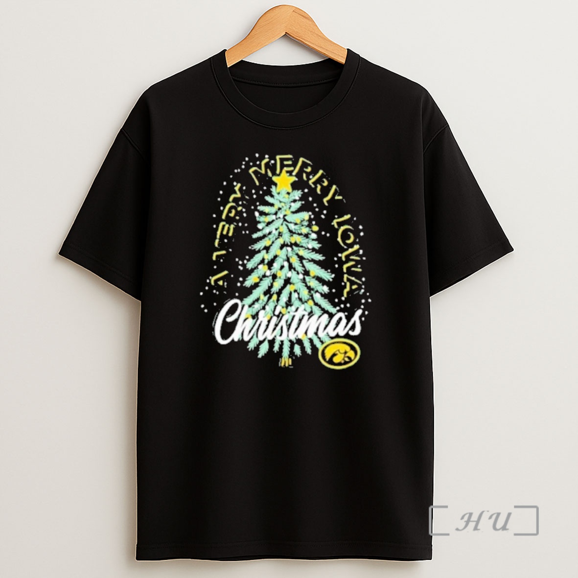 Officials Iowa Hawkeyes Christmas Tree Holiday Premium Shirt Sweatshirt Tee