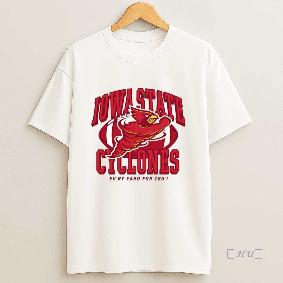Officials Iowa State Cyclones Football Punching Cy 1995 Evry Yard For Isu Logo Circle Premium Shirt Sweatshirt Tee