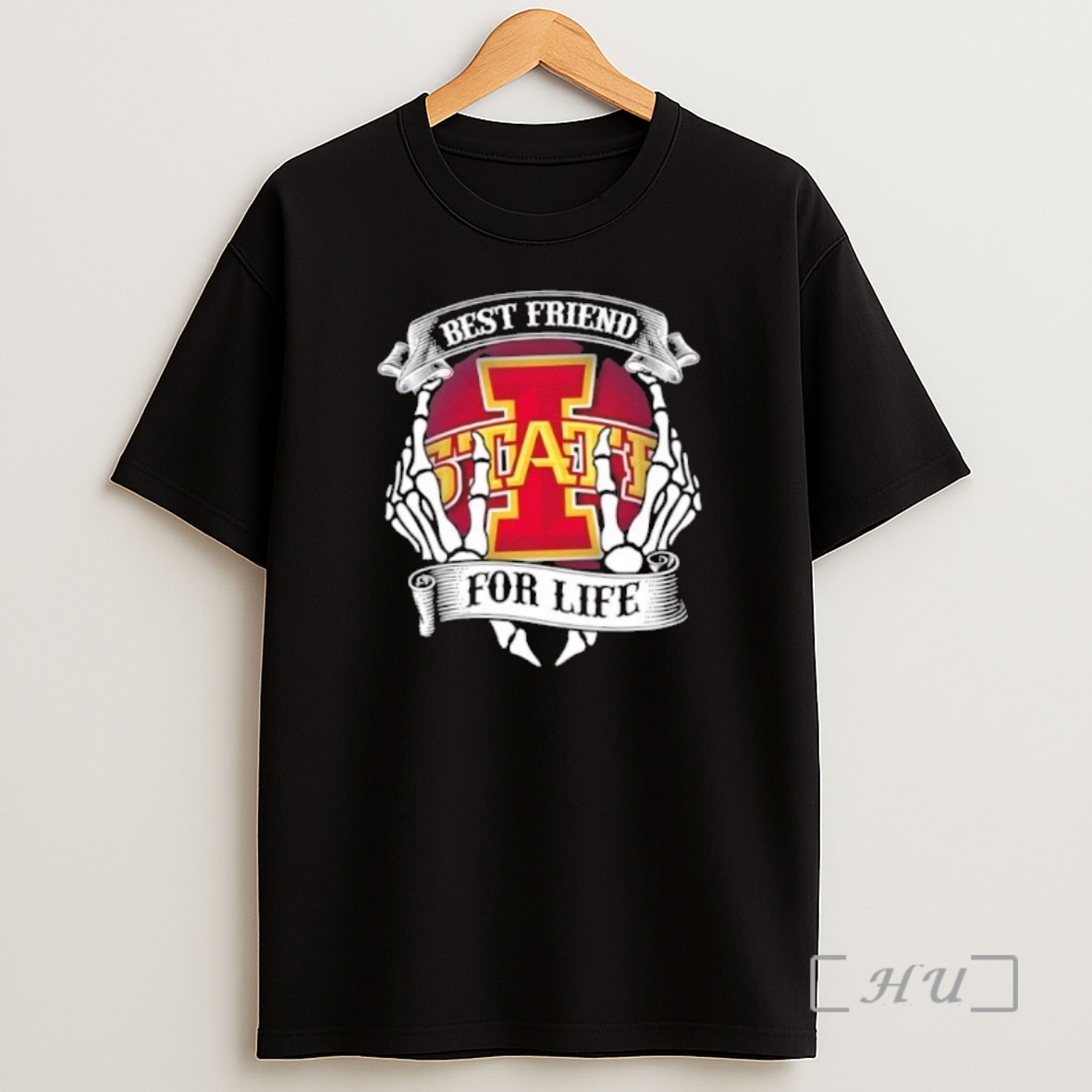 Officials Iowa State Cyclones Best Friend For Life Hands Bones Premium Shirt Sweatshirt Tee