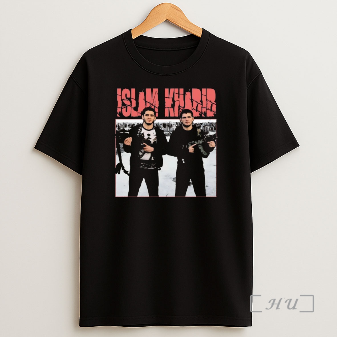 Officials Islam Makhachev And Khabib Nurmagomedov Guns Premium Shirt Sweatshirt Tee