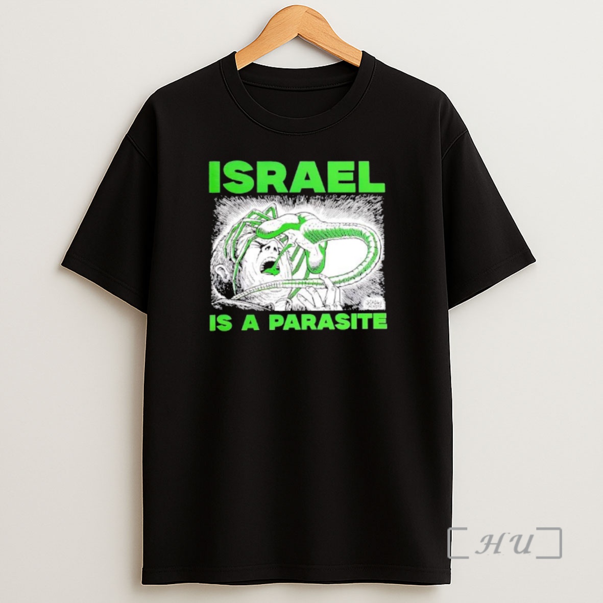 Officials Israel Is A Parasite Alien Persons Face Premium Shirt Sweatshirt Tee