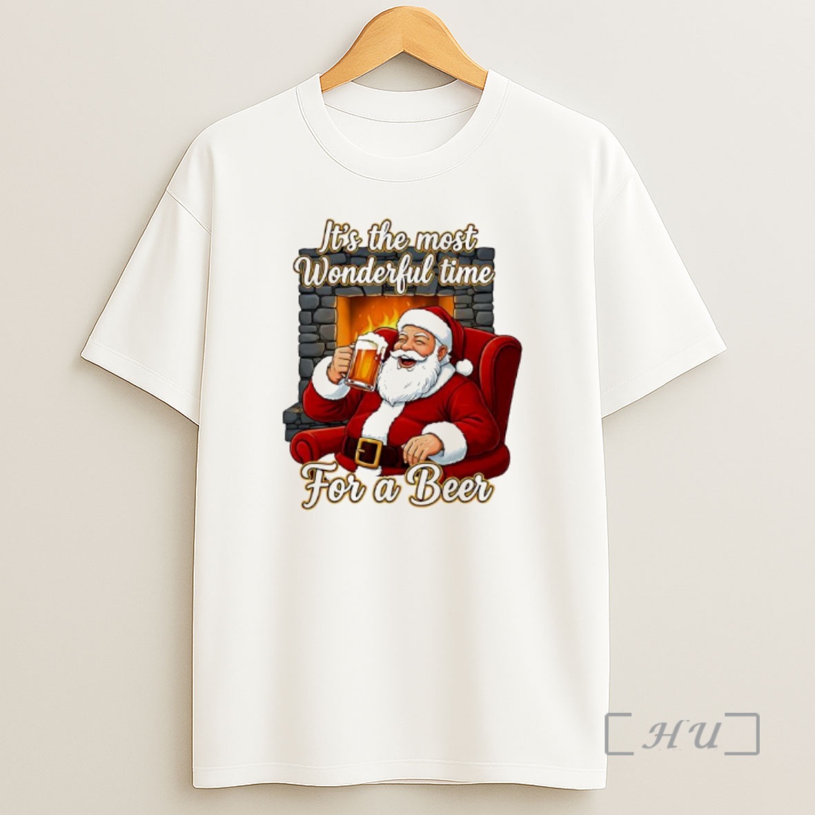 Officials Its The Most Wonderful Time For A Beer Santa Claus Premium Shirt Sweatshirt Tee