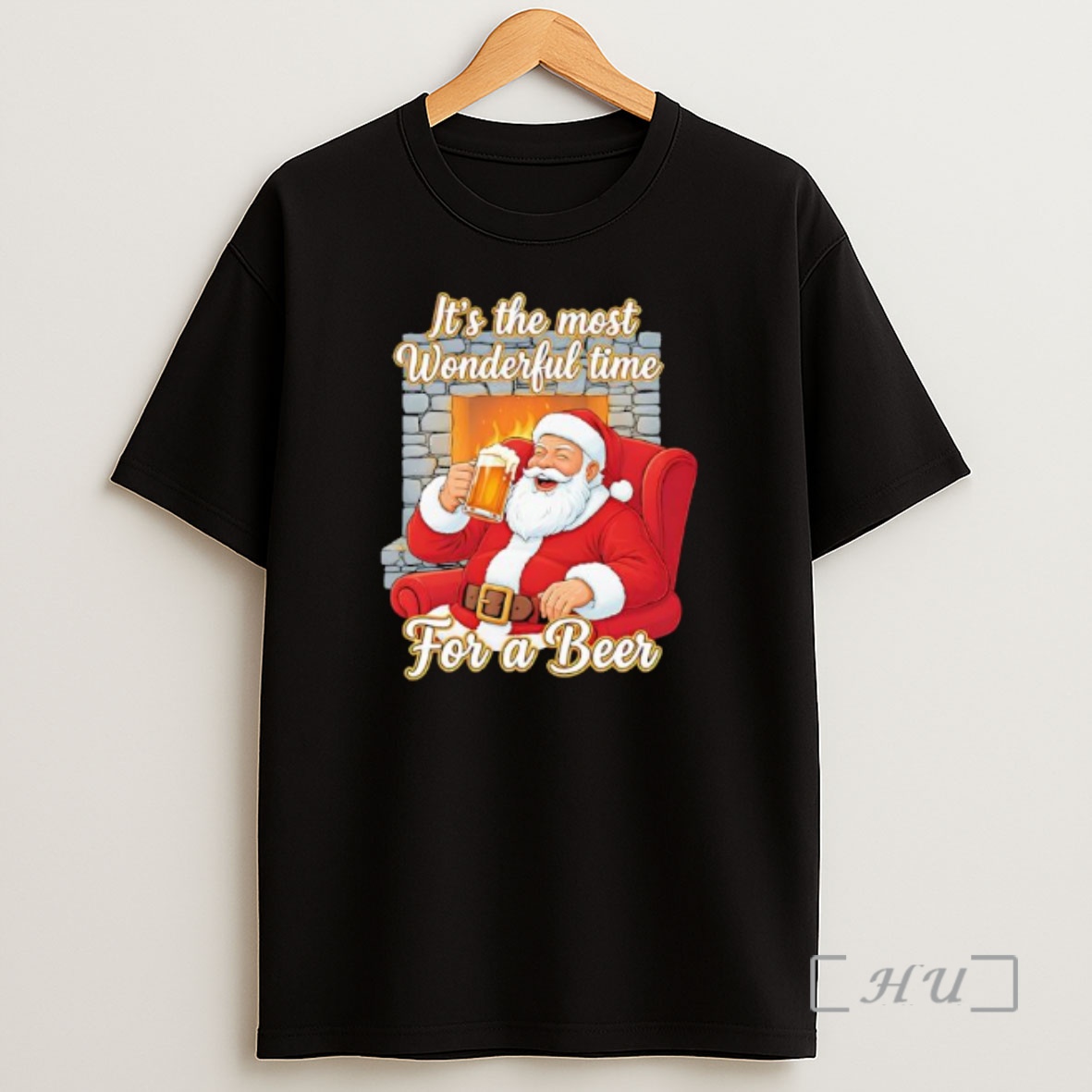 Officials Its The Most Wonderful Time For A Beer Santa Claus Drink Beer Premium Shirt Sweatshirt Tee