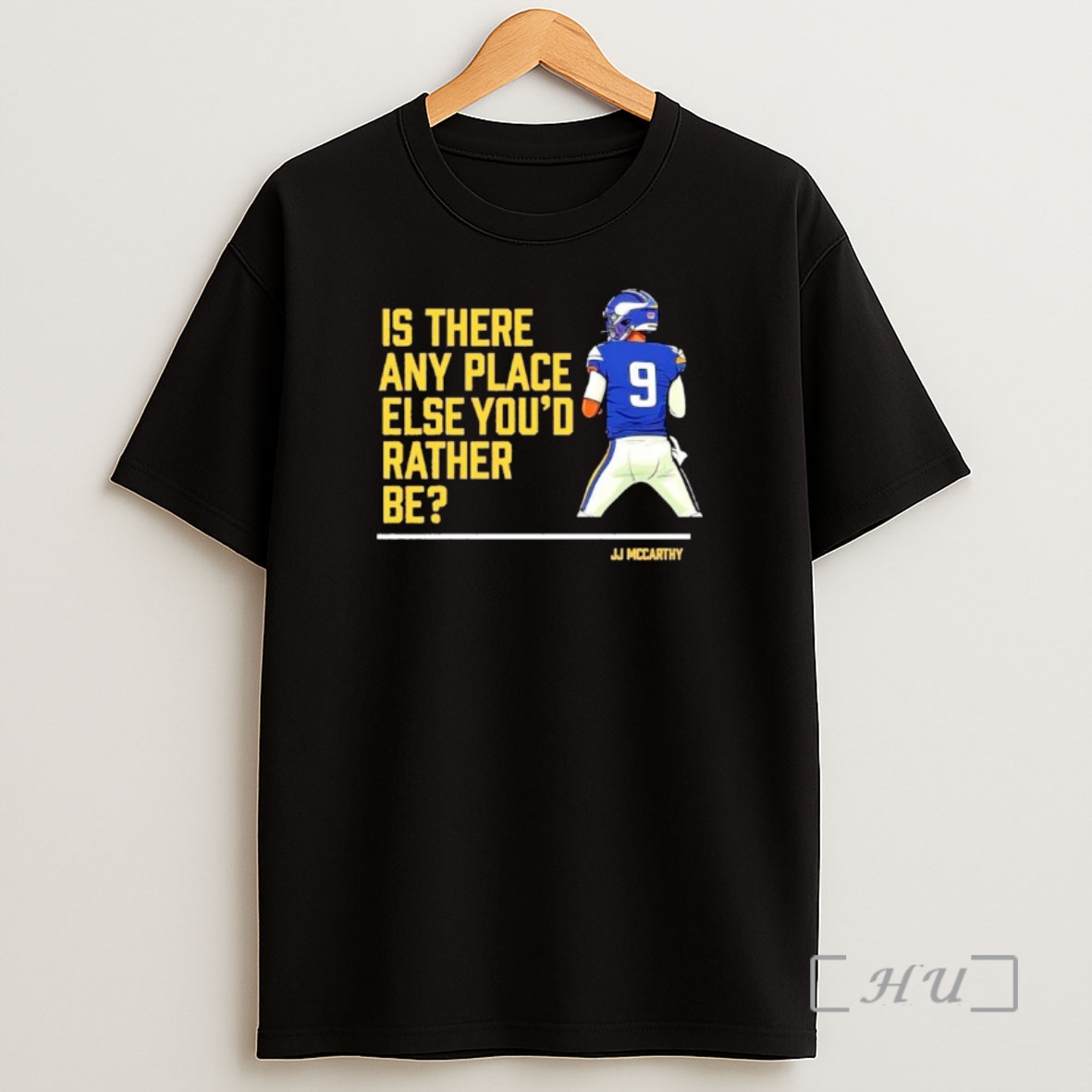 Officials Jj Mccarthy Is There Any Place Else Youd Rather Be Ornaments Premium Shirt Sweatshirt Tee