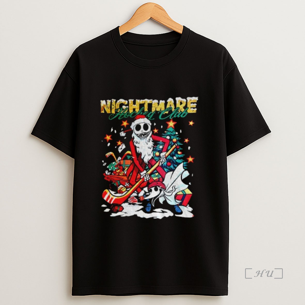 Officials Jack Skellington And Zero The Nightmare Before Christmas Nightmare Hockey Cub Premium Shirt Sweatshirt Tee