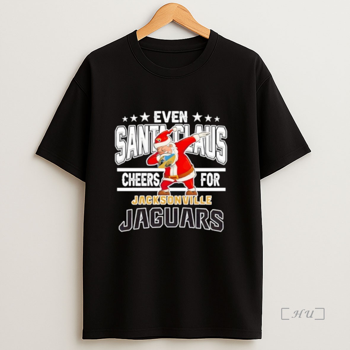 Officials Jacksonville Jaguars Even Santa Claus Cheers For Christmas Premium Shirt Sweatshirt Tee