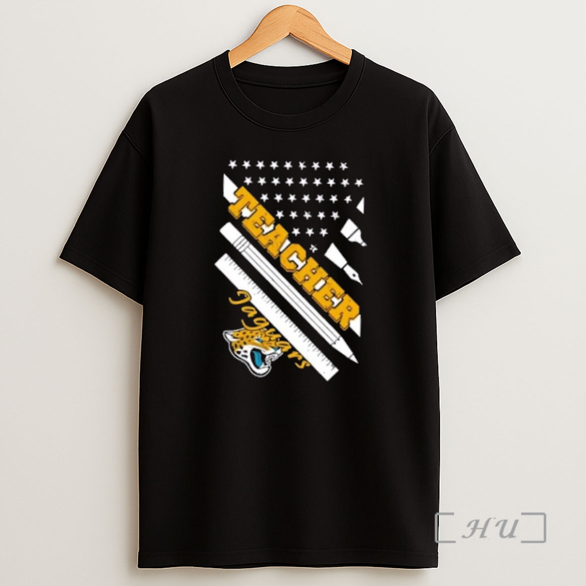 Officials Jacksonville Jaguars Football X Teacher American Flag Premium Shirt Sweatshirt Tee