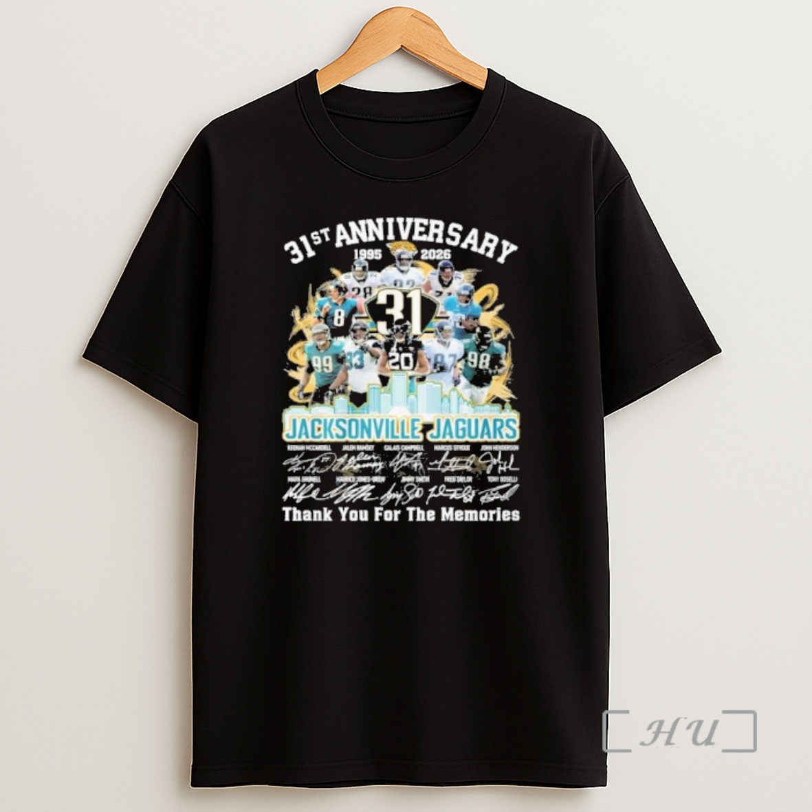 Officials Jacksonville Jaguars Team 31st Anniversary 1995 2026 Thank You For The Memories Premium Shirt Sweatshirt Tee