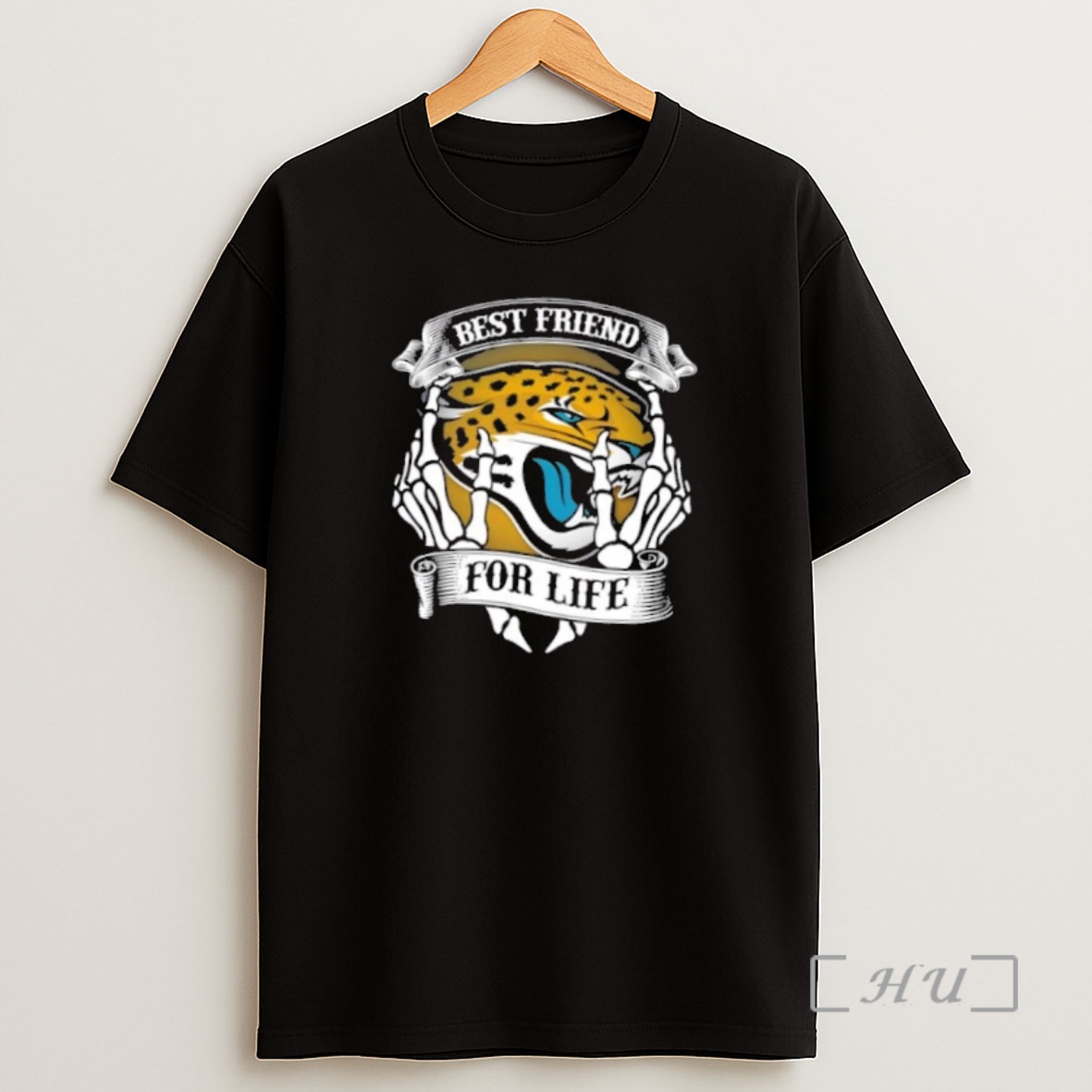 Officials Jacksonville Jaguars Football Best Friend For Life Hands Bones Premium Shirt Sweatshirt Tee