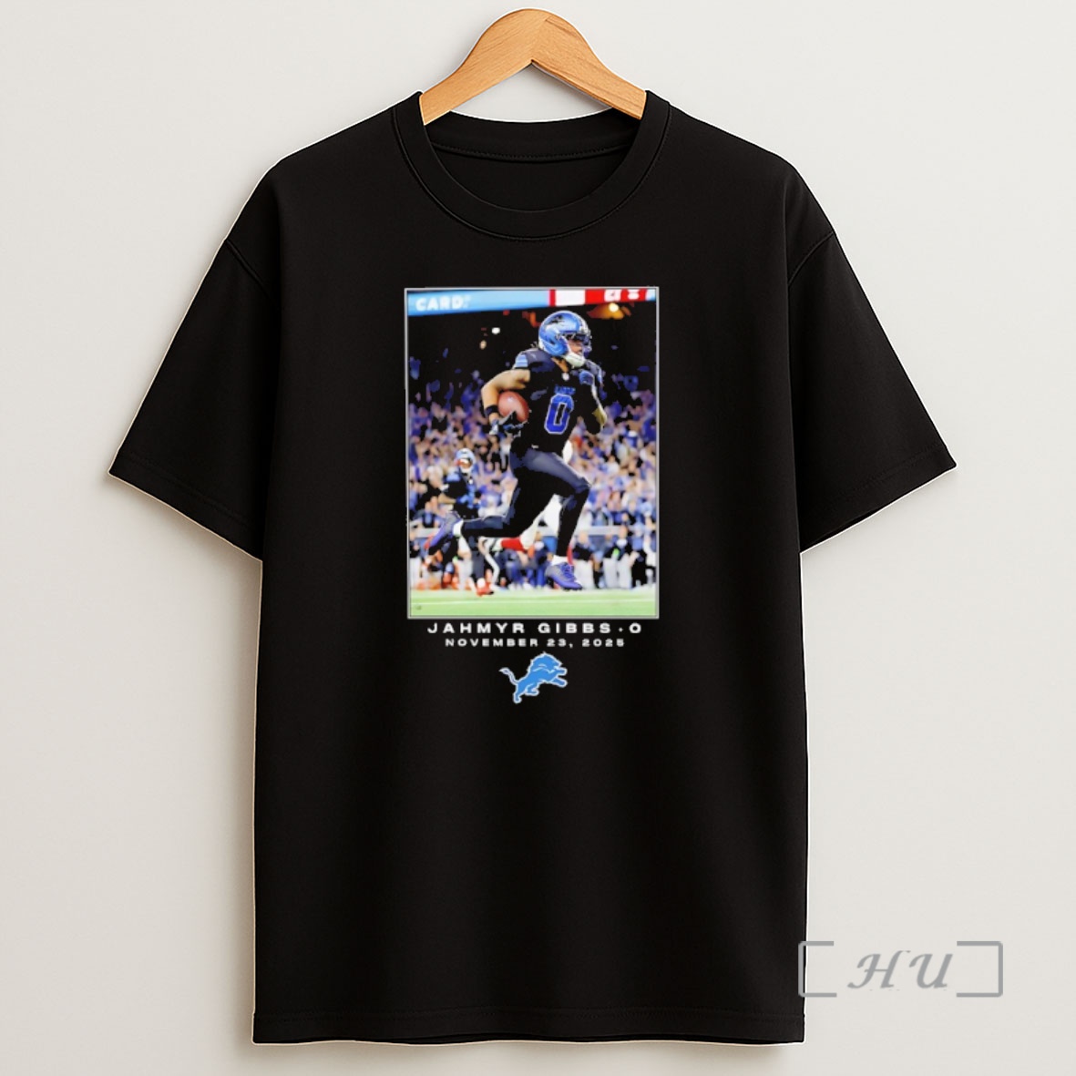 Officials Jahmyr Gibbs Detroit Lions Nfl Flash Features Week 12 Nov 2025 Premium Shirt Sweatshirt Tee