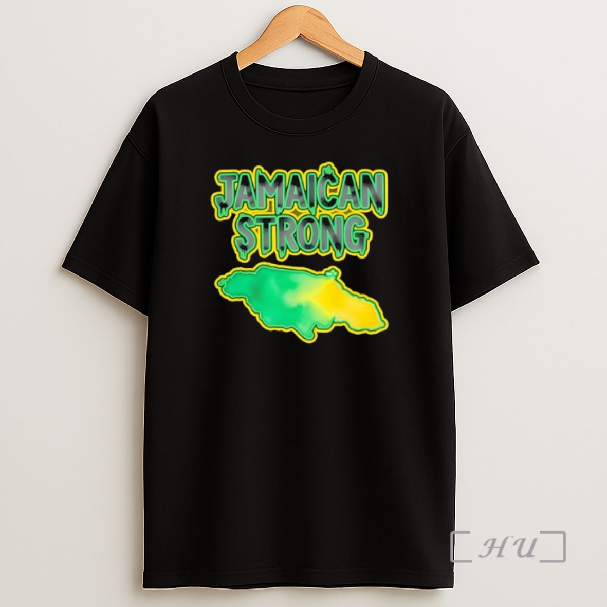 Officials Jamaica Strong Watercolor Style Country Map Premium Shirt Sweatshirt Tee