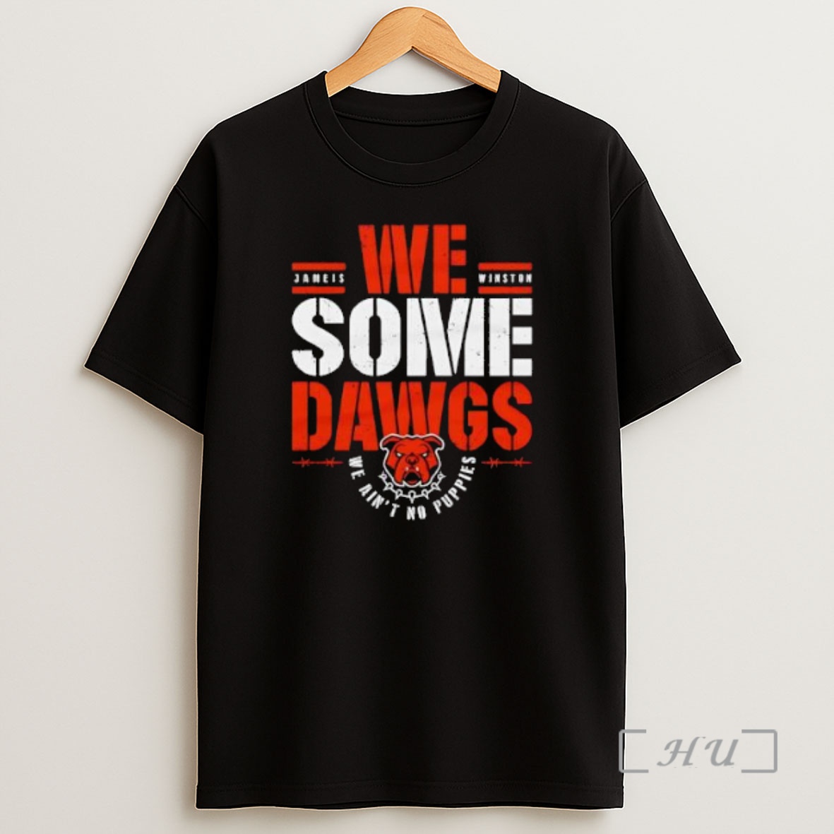 Officials Jameis Winston Cleveland We Some Dawgs We Aint No Puppies Premium Shirt Sweatshirt Tee