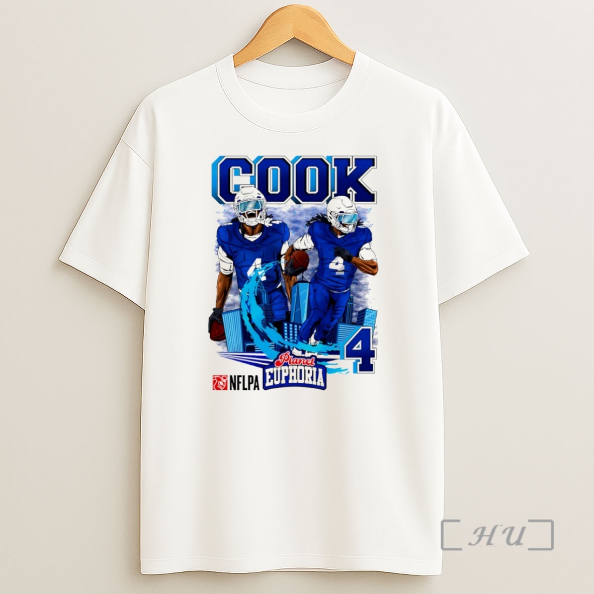 Officials James Cook 4 Buffalo Bills Football Skyline Comic Circle Premium Shirt Sweatshirt Tee