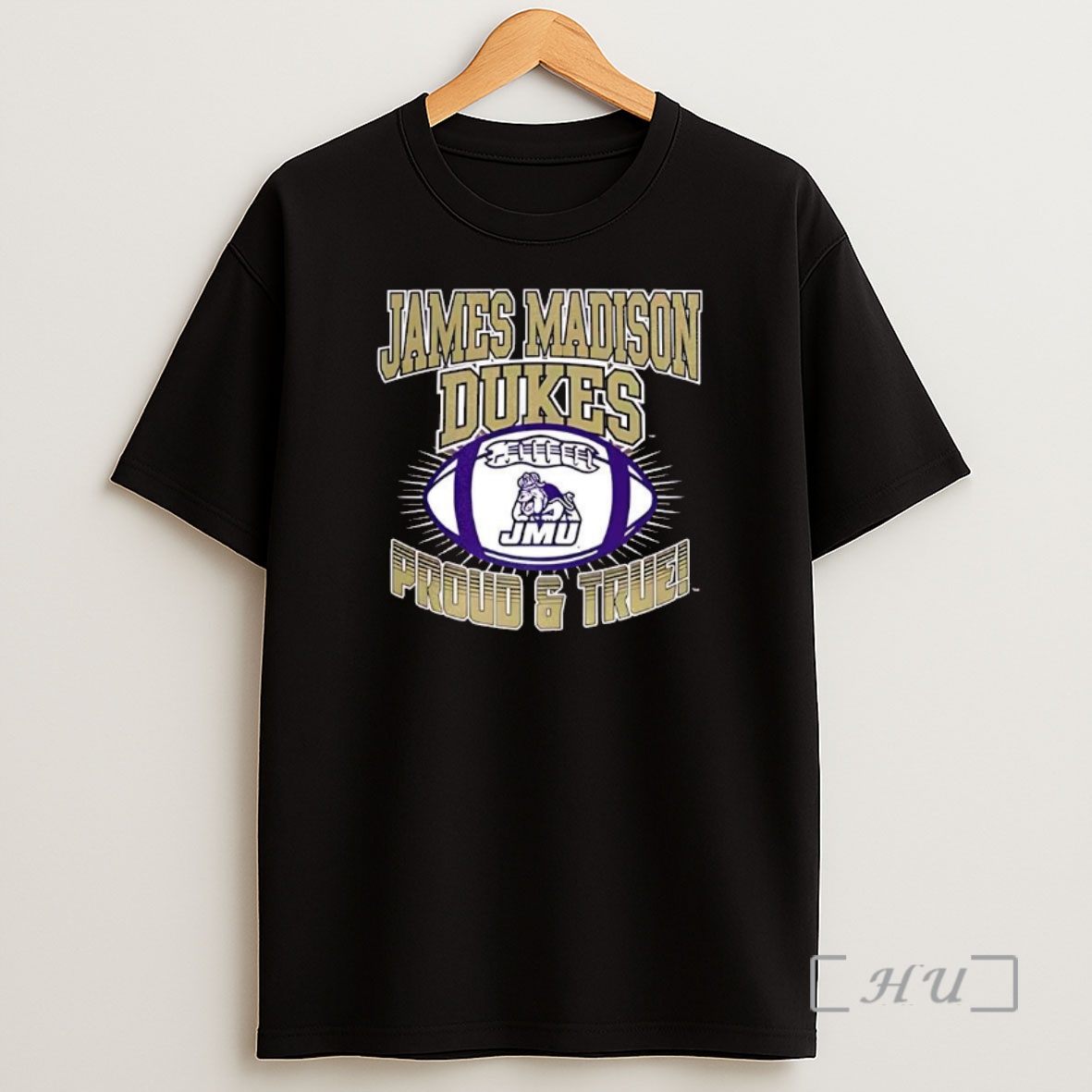 Officials James Madison University Dukes Football Proud And True Ball Logo Premium Shirt Sweatshirt Tee