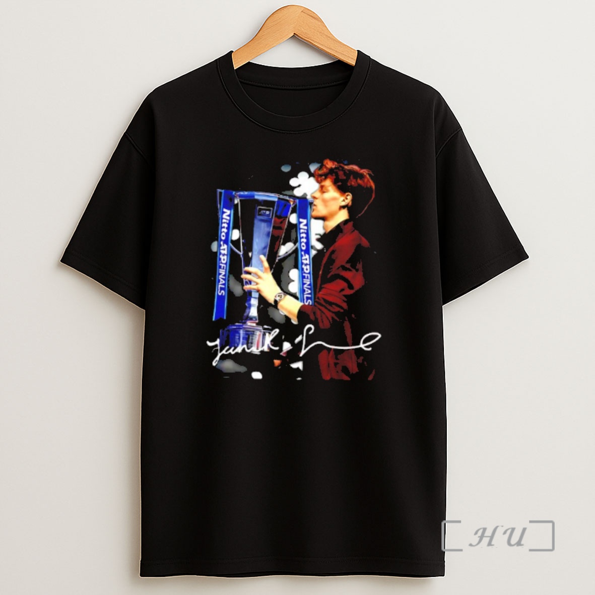 Officials Jannik Sinner Atp Champion 2025 Trophy Signature Graphic Premium Shirt Sweatshirt Tee
