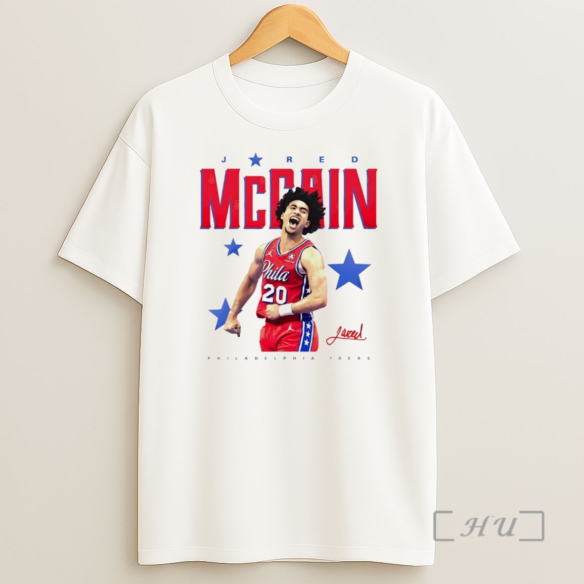 Officials Jared Mccain Scream Philadelphia 76ers Signature Premium Shirt Sweatshirt Tee