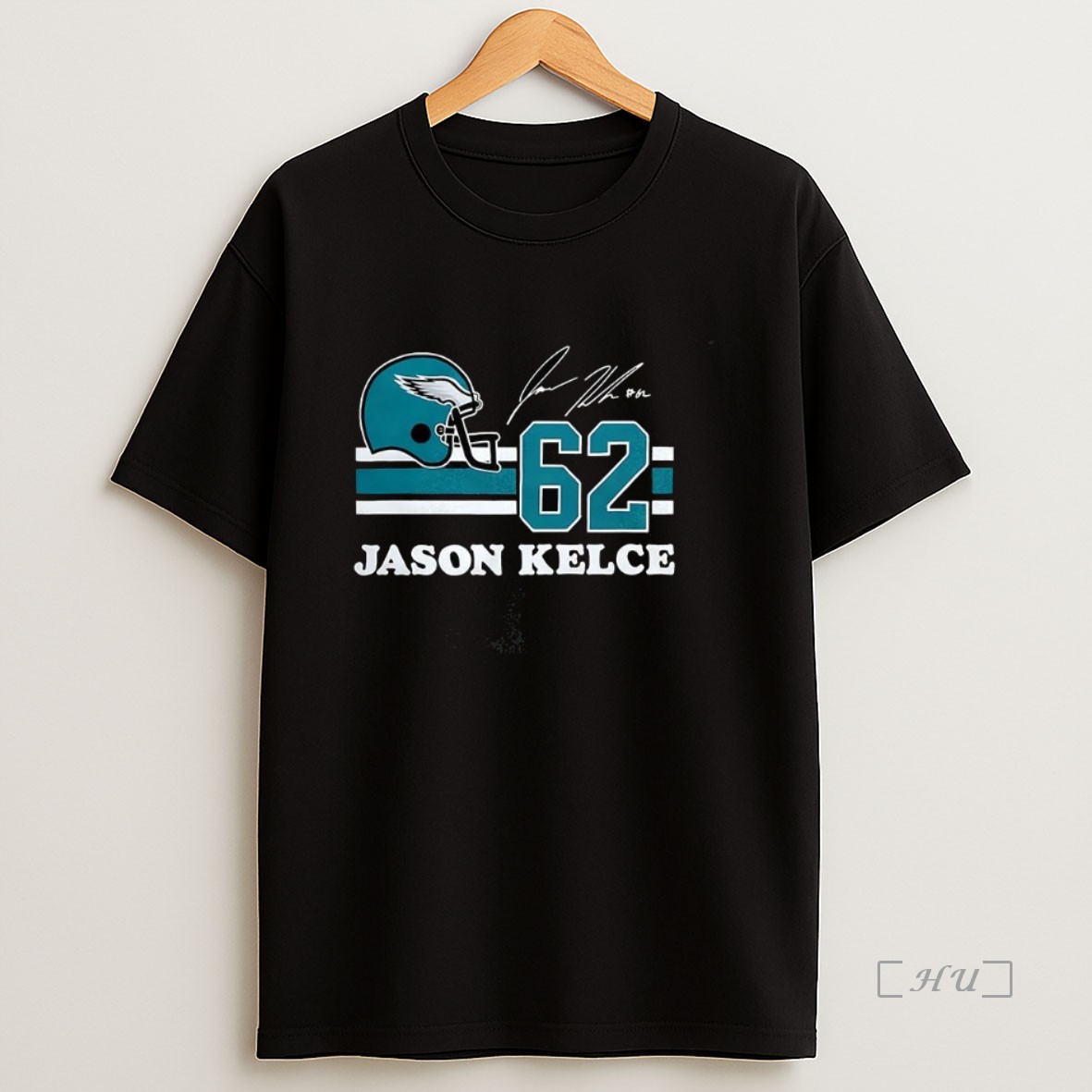 Officials Jason Kelce Philadelphia Eagles Nfl Number 62 Signature Premium Shirt Sweatshirt Tee