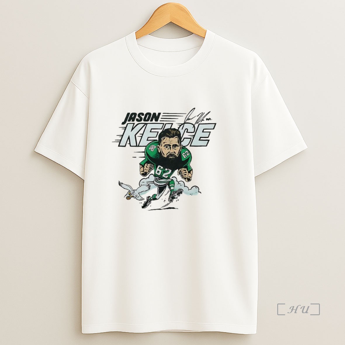 Officials Jason Kelce Philadelphia Eagles Nfl Signature Caricature Premium Shirt Sweatshirt Tee